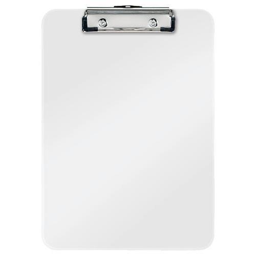 [448973] LEITZ Porte-blocs WOW A4, capacité 75 feuilles. Dimensions : L22,8 x H1,7 x P32 cm. Coloris blanc