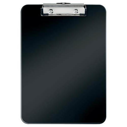 [448976] LEITZ Porte-blocs WOW A4, capacité 75 feuilles. Dimensions : L22,8 x H1,7 x P32 cm. Coloris noir