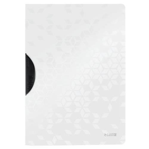 [448984] LEITZ Chemise à clip COLORCLIP WOW en polypropylène opaque 5/10ème. Coloris blanc