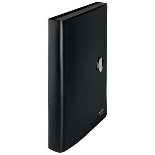[449041] LEITZ Trieur 5 touches Leitz Recycle en polypropylène 80% recyclé et 100% recyclable. Coloris noir