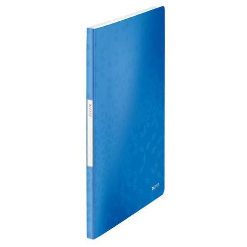 [449052] LEITZ Protège-documents WOW en polypropylène 20 pochettes, 40 vues. Coloris Bleu