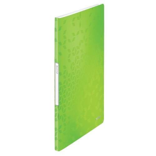 [449056] LEITZ Protège-documents WOW en polypropylène 20 pochettes, 40 vues. Coloris Vert