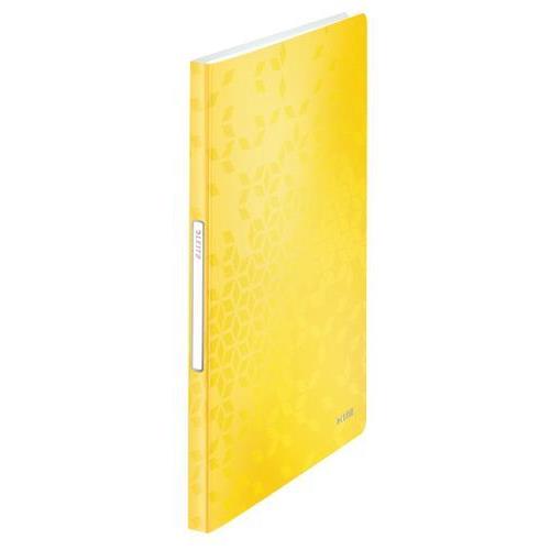 [449063] LEITZ Protège-documents WOW en polypropylène 40 pochettes, 80 vues. Coloris Jaune