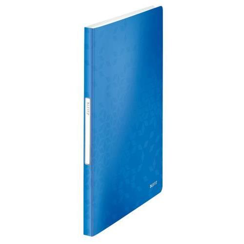 [449065] LEITZ Protège-documents WOW en polypropylène 40 pochettes, 80 vues. Coloris Bleu