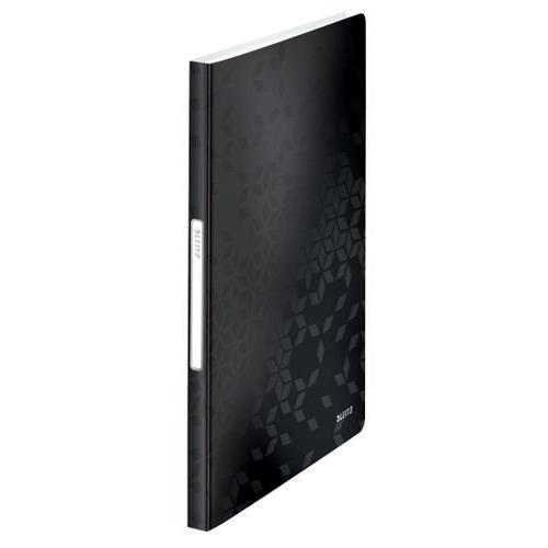 [449069] LEITZ Protège-documents WOW en polypropylène 40 pochettes, 80 vues. Coloris Noir