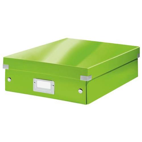 [449161] LEITZ Boîte CLICK&STORE taille M avec compartiments amovibles. Coloris Vert