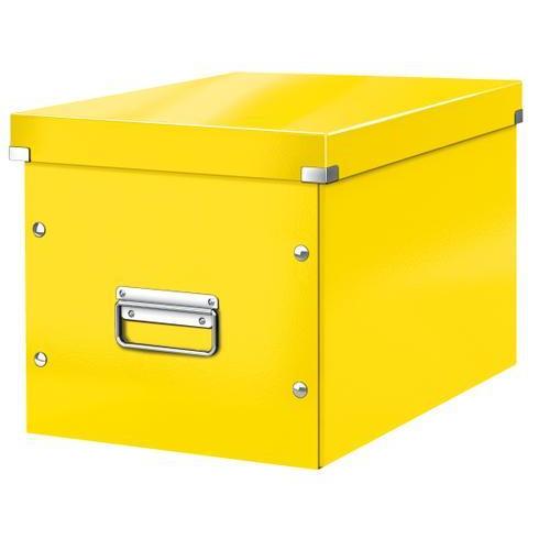 [449162] LEITZ Boîte CLICK&STORE cube format L. Coloris Bleu