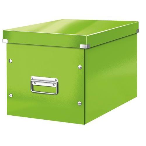 [449166] LEITZ Boîte CLICK&STORE cube format L. Coloris Vert