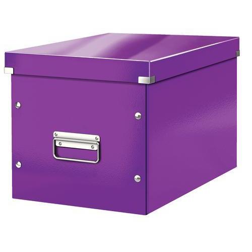 [449167] LEITZ Boîte CLICK&STORE cube format L. Coloris Violet