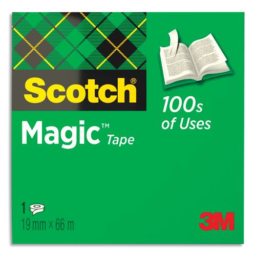 [171454] SCOTCH Ruban adhésif invisible Magic 811 - 19mm x 66m, en boîte individuelle