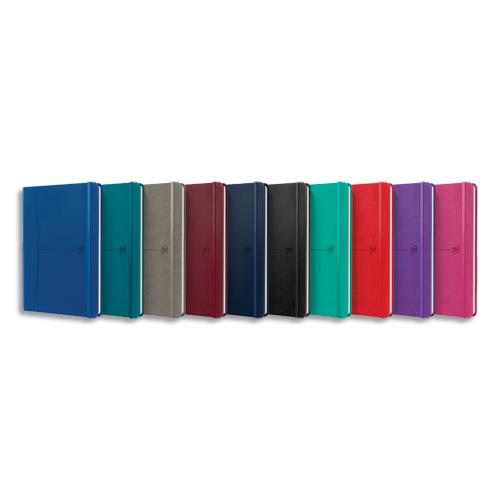 [449448] OXFORD Carnet SIGNATURE format A5 couverture rigide brochure 160 pages lignées 7mm. Coloris assortis