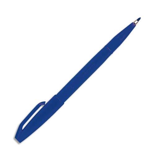 [173374] PENTEL Stylo feutre pointe en Acrylique largeur de trait 0,8 mm encre Bleue SIGN PEN S520