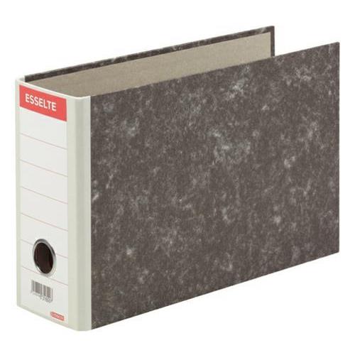 [449707] ESSELTE Classeur à levier en carton à l'italienne. Dos 8cm. Format A5. Coloris gris