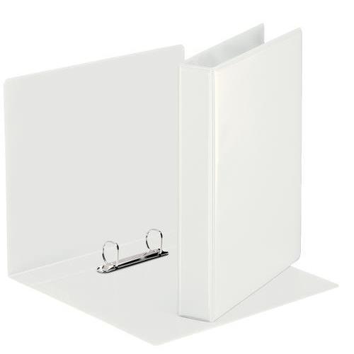 [449708] ESSELTE Classeur personnalisable ESSENTIAL 2 anneaux 25 mm en polypro, dos 4cm. Format A5. Coloris Blanc