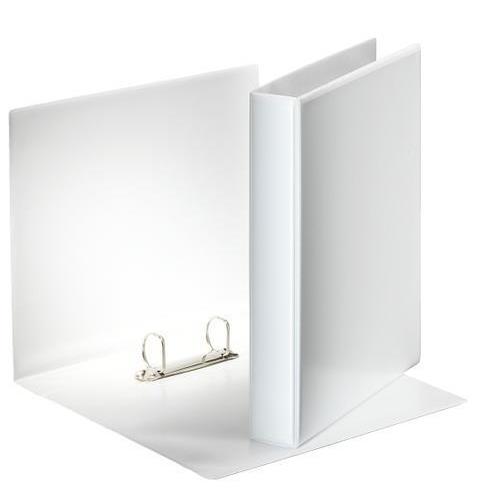 [449722] ESSELTE Classeur personnalisable ESSENTIAL 2 anneaux 30 mm en polypropylène. Format A4. Coloris Blanc