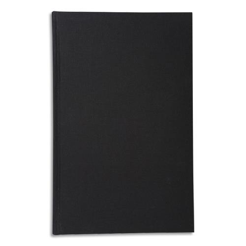 [450354] EXACOMPTA Registre folioté format 22,5x34cm 200 pages 90g quadrillées 5x5. Toilé. Coloris noir