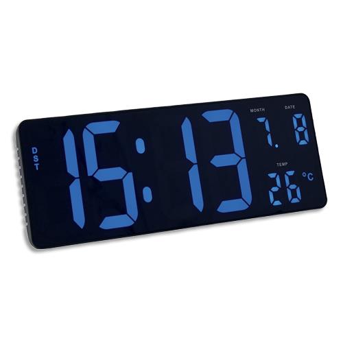 [450457] ALBA Horloge LED murale/à poser multifonctions (dont eco-taxe de 0,11 €)