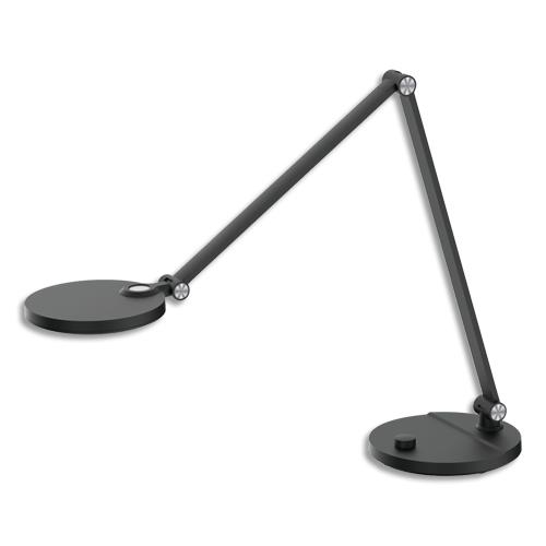 [450480] UNILUX Lampe de bureau LED Eyecaring Everest noir. Anti-éblouissement. Variateur d'intensité et couleur (dont eco-taxe de 0,21 €)