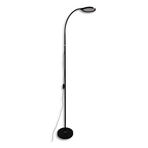 [450482] UNILUX Lampadaire LED FLEXLED noir. Hauteur ajustable. Variateur intensité et température sur cordon (dont eco-taxe de 0,21 €)