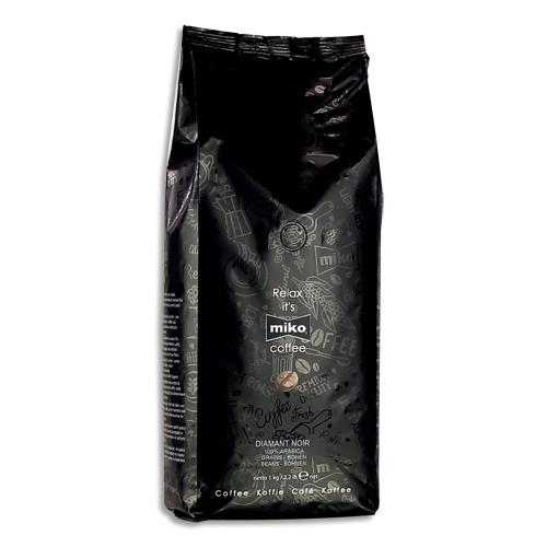 [450767] MIKO CAFE Paquet de 1kg de Café DIAMANT NOIR 100% Arabica