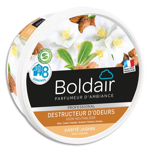 [450789] BOLDAIR Pot 300g Gel destructeur d'odeurs parfum Karité Monoï