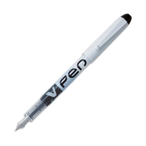 [027817] PILOT Stylo à plume jetable largeur de trait 0,4 mm encre liquide Noire V-PEN