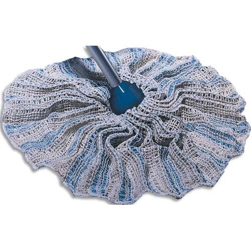 [190635] AZURDI Mop jupe de rechange en fibre de coton - Longueur 32 cm, diamètre 9 cm