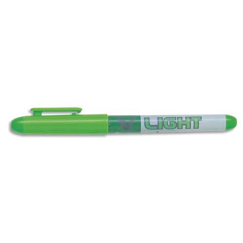 [196721] PILOT Surligneur de poche pointe biseautée encre liquide coloris Vert V-LIGHT