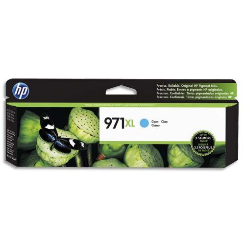 [204709] HP Cartouche Jet d'encre 971XL Cyan CN626AE (dont eco-taxe de 0,04 €)