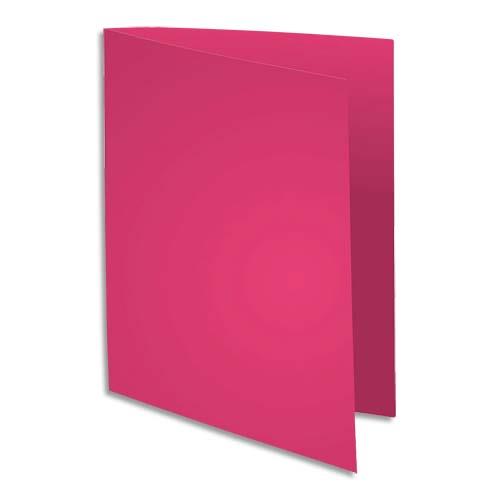 [213564] EXACOMPTA Paquet de 100 sous chemises FLASH 80 gr coloris Fuchsia, 100% recyclé