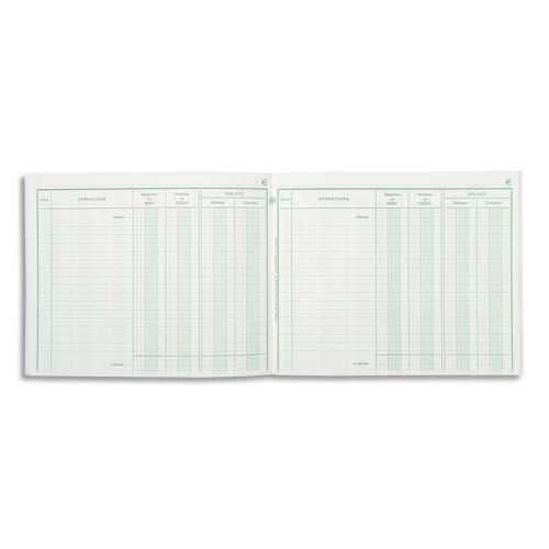 [215708] EXACOMPTA Piqûre 16x19,5cm - Position de compte 40 pages