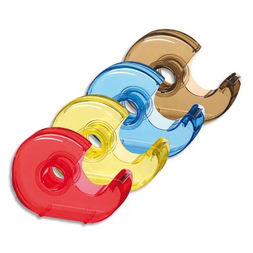 [216294] WONDAY Dévidoir pour ruban adhésif 19mmx33m, couleurs translucides assorties