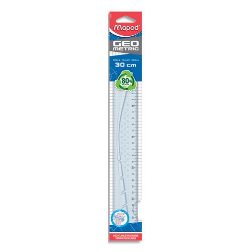 [600268] MAPED Geometric - Règle 30 cm - transparente