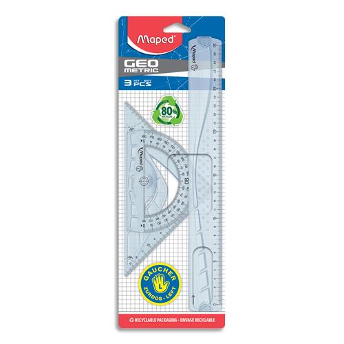 [675666] MAPED Kit de traçage 3 pièces - Spécial gaucher