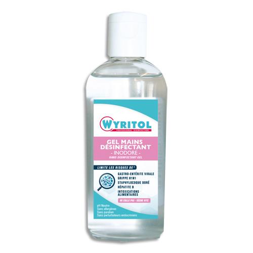 [393094] WYRITOL Flacon 100 ml Gel hydro-alcoolique pour les mains sans parfum