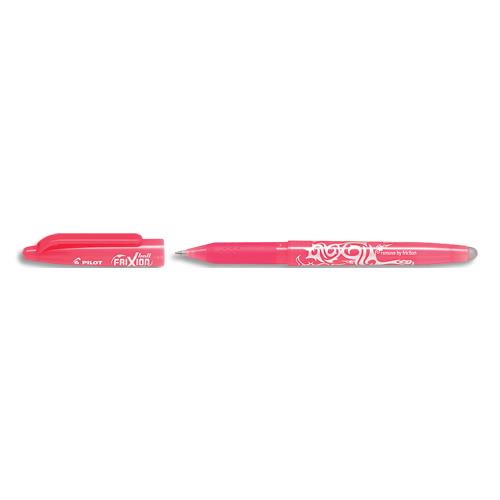 [436343] PILOT Roller gel FriXion Ball 07. Effaçable et rechargeable. Encre Rose Corail
