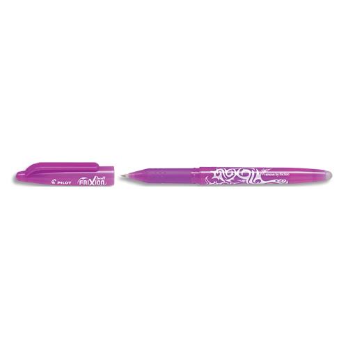 [436347] PILOT Roller gel FriXion Ball 07. Effaçable et rechargeable. Encre mauve