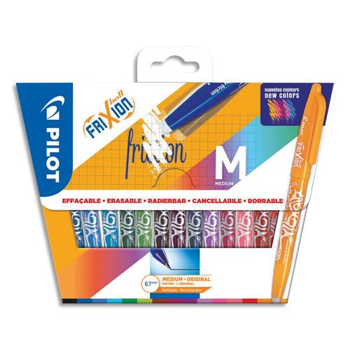 [451341] PILOT Pochette de 15 FriXion Ball 0,7. Couleurs assortis.