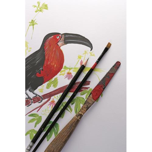 [454232] CLAIREFONTAINE Bloc PaintON encollé A3 40F 250g. Multi-technique