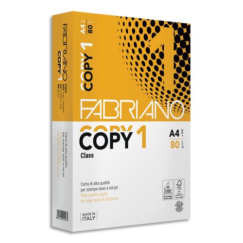 [457735] FABRIANO Ramette 500 feuilles Extra Blanc COPY 1 A4 80G CIE 172