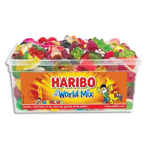 [458210] HARIBO Boïte de 900g WORLD MIX assortiment de bonbons
