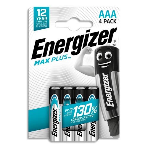 [458472] ENERGIZER Blister de 4 piles Max Plus AAA 7638900437461