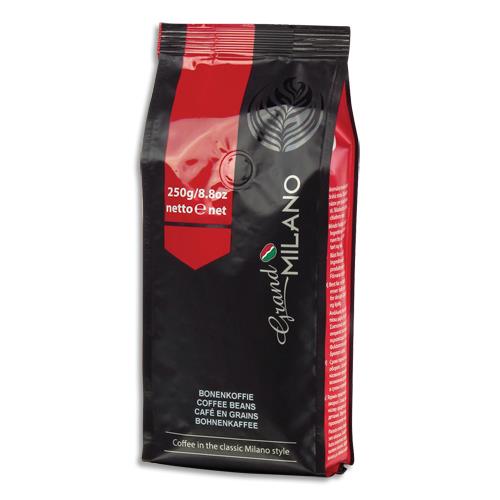 [458625] MIKO CAFE Paquet de 250g Café en grains ''Grand Milano'' ESPRESSO 95% Arabica 5% Robusta