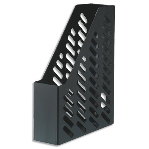 [458707] HAN Porte-revues KLASSIC KARMA PS recyclé. Certifié Ange Bleu. Dim (hxp) : 31,5x24,6 cm. Dos 7,6 cm. Noir