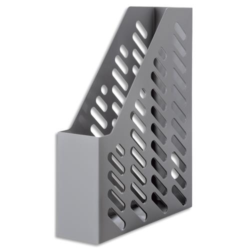 [458708] HAN Porte-revues KLASSIC KARMA PS recyclé. Certifié Ange Bleu. Dim (hxp) : 31,5x24,6 cm. Dos 7,6 cm. Gris