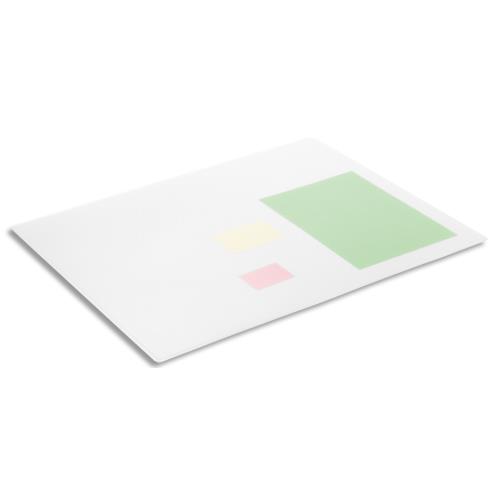 [458733] DURABLE Sous-main en polypropylène - Antireflet et antidérapant - Dim (l x p) : 65 x 50 cm - Transparent