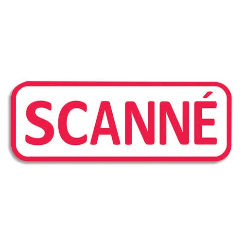[459110] TRODAT Timbre formule SCANNÉ - Xprint à encrage automatique Rouge. Dimension empreinte 47 x 18 mm