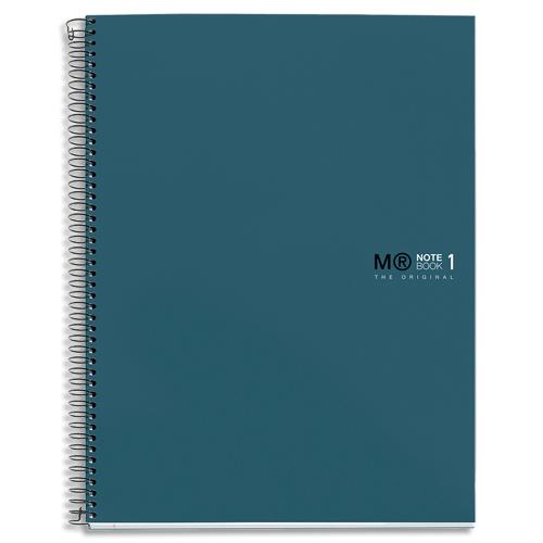 [459269] MIQUELRIUS Cahier carte spirale ORIGINAL 21x29,7cm 160 pages 90g 5x5. Coloris bleu océan
