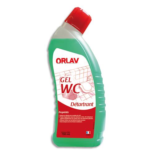 [219978] Flacon de 750 ml Gel Vert détartrant WC, nettoie détartre et désodorise parfum pin