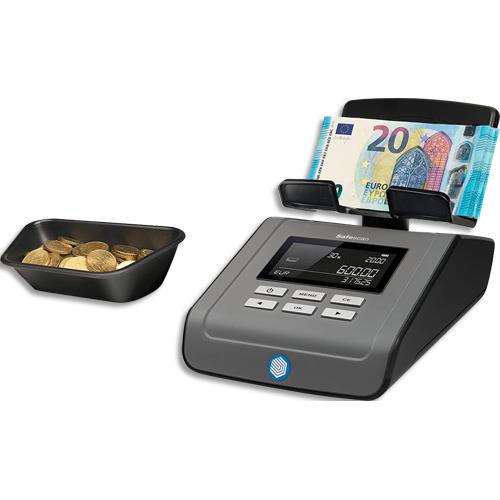 [459579] SAFESCAN Compteuse balance de pièces et de billets 6165 Noire pour toutes les devises SAFESCAN 6165 (dont eco-taxe de 0,21 €)